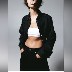 H&M Eco-Friendly Cotton Blend Denim Shirt NWT!!